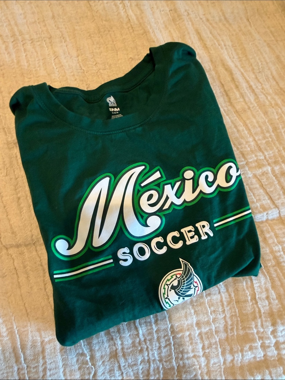 Mexico Soccer Youth Green Graphic Tee